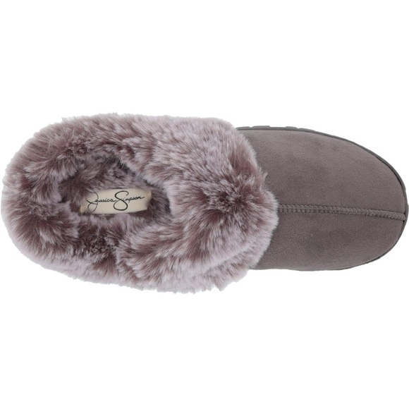 Jessica Simpson Faux Fur Comfy Furry Soft Slippers w/ Memory Foam NEW!! Size 6-7 - Picture 4 of 12